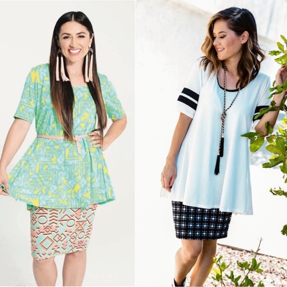 LuLaRoe Floral Print Perfect T - Picture 8 of 8